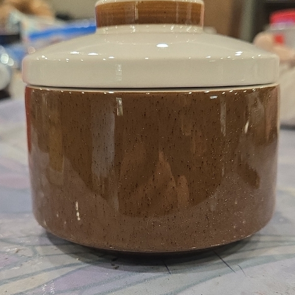 Mikasa Other - Mikasa Mediterraneia Brown and White Sugar Bowl